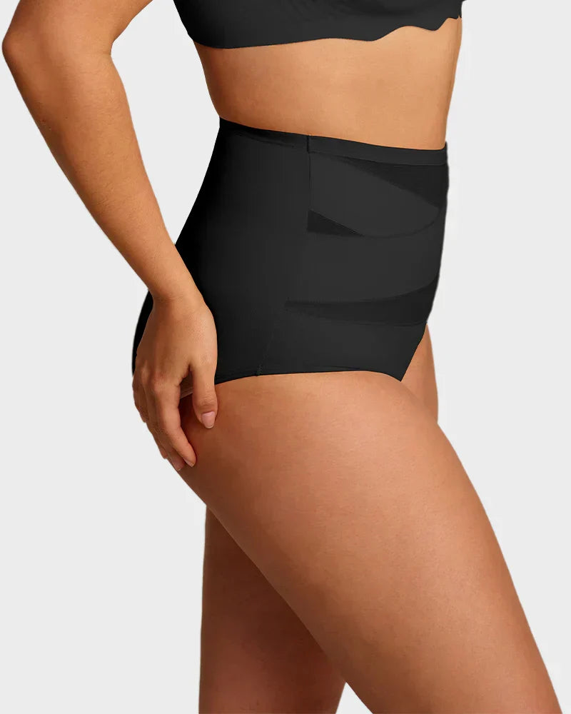 🌸Last Day-Buy 1 Get 3 Packs✨Plus-Size High-Waist Cross Tummy Control Panties