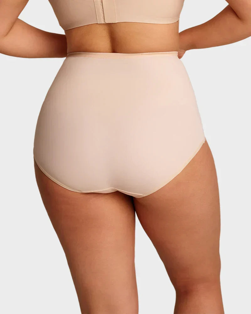 🌸Last Day-Buy 1 Get 3 Packs✨Plus-Size High-Waist Cross Tummy Control Panties