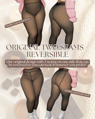 🥰LAST DAY SAEL 50% OFF!!⚡50K+ SOLD!❄️One-Seam Shaping Fleece Leggings✨✨Stay Warm.Look Snatched. 💕
